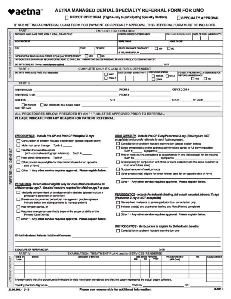 Specialty Dental Patient Referrals Care Endodontics